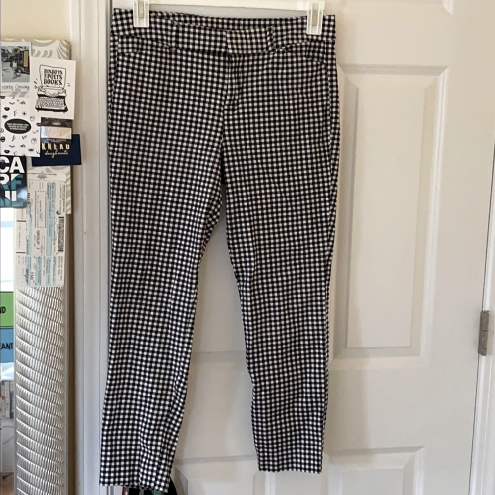 Old Navy Gingham Stretchy Trousers